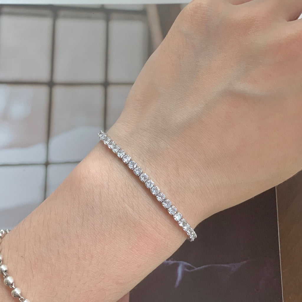 [HOT]Sparkling Round Cut Daily Bracelet