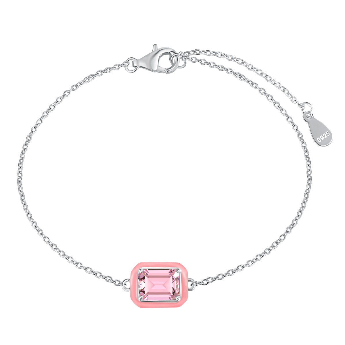 [HOT] Bracelet quotidien taille émeraude coloré et scintillant de 2,0 carats