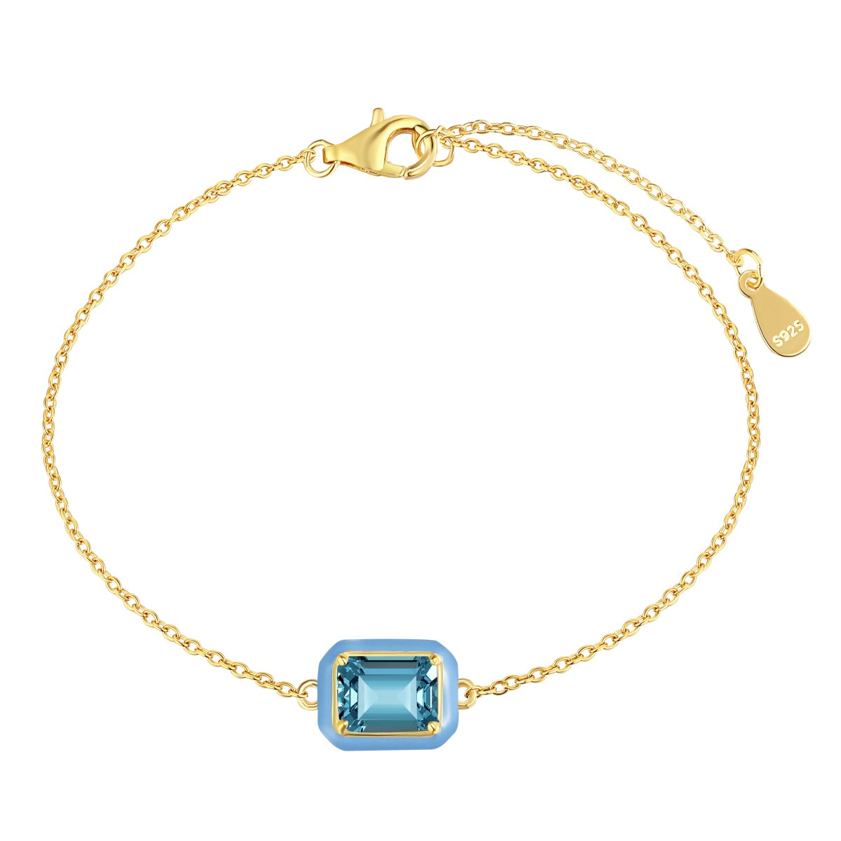 [HOT] Bracelet quotidien taille émeraude coloré et scintillant de 2,0 carats