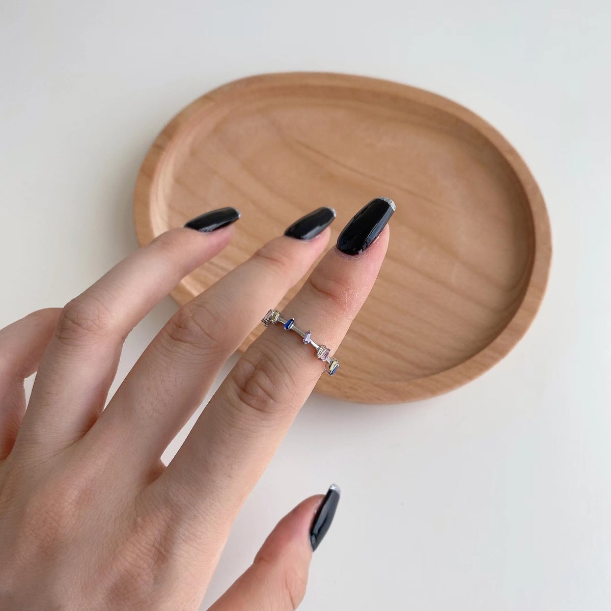 [HOT] Bague journalière unique à coupe trapézoïdale