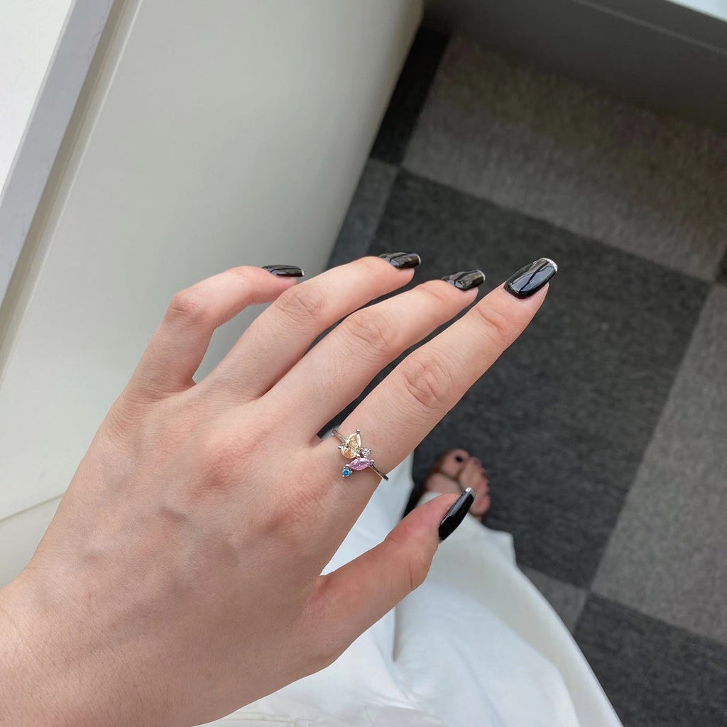 [HOT] Bague quotidienne multi-coupes colorée et éclatante