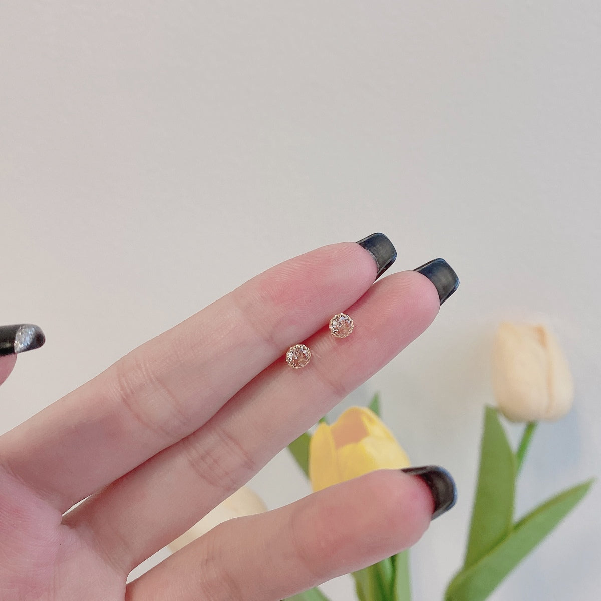 [HOT] Boucles d'oreilles rondes colorées et étincelantes