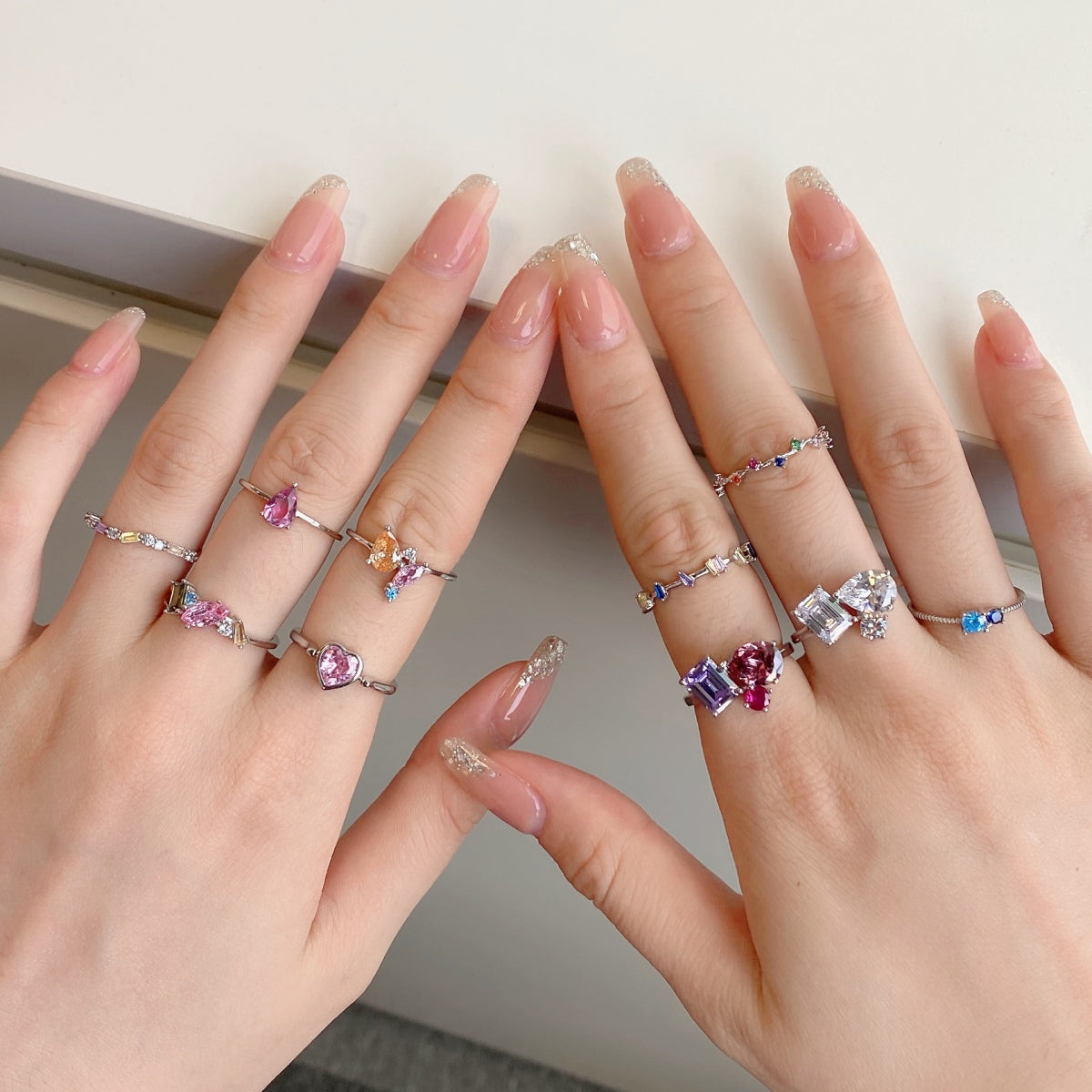 [HOT] Bague quotidienne ronde colorée et rayonnante