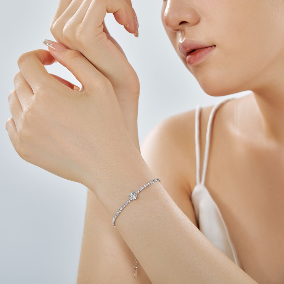 [HOT]0.75 Carat Exquisite Oval Cut Daily Bracelet