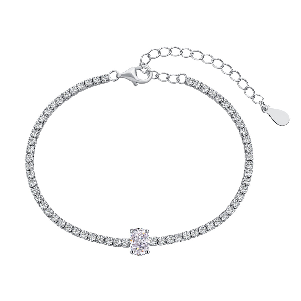 [HOT]0.75 Carat Exquisite Oval Cut Daily Bracelet