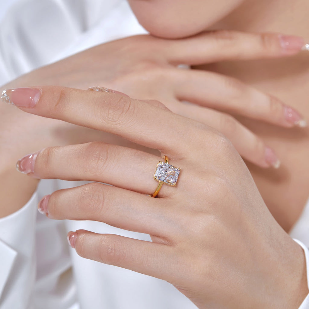 [HOT] Bague de banquet taille radiand ornée de 4,0 carats