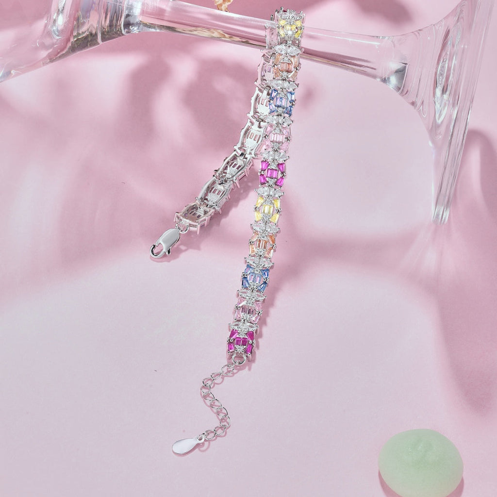 [HOT]Delicate Colorful Multi Cut Party Bracelet