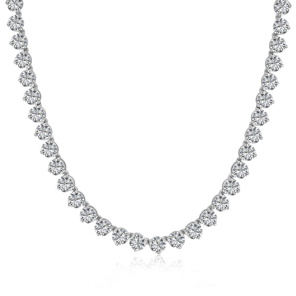 [HOT]Ornate Heart Cut Tennis Necklace