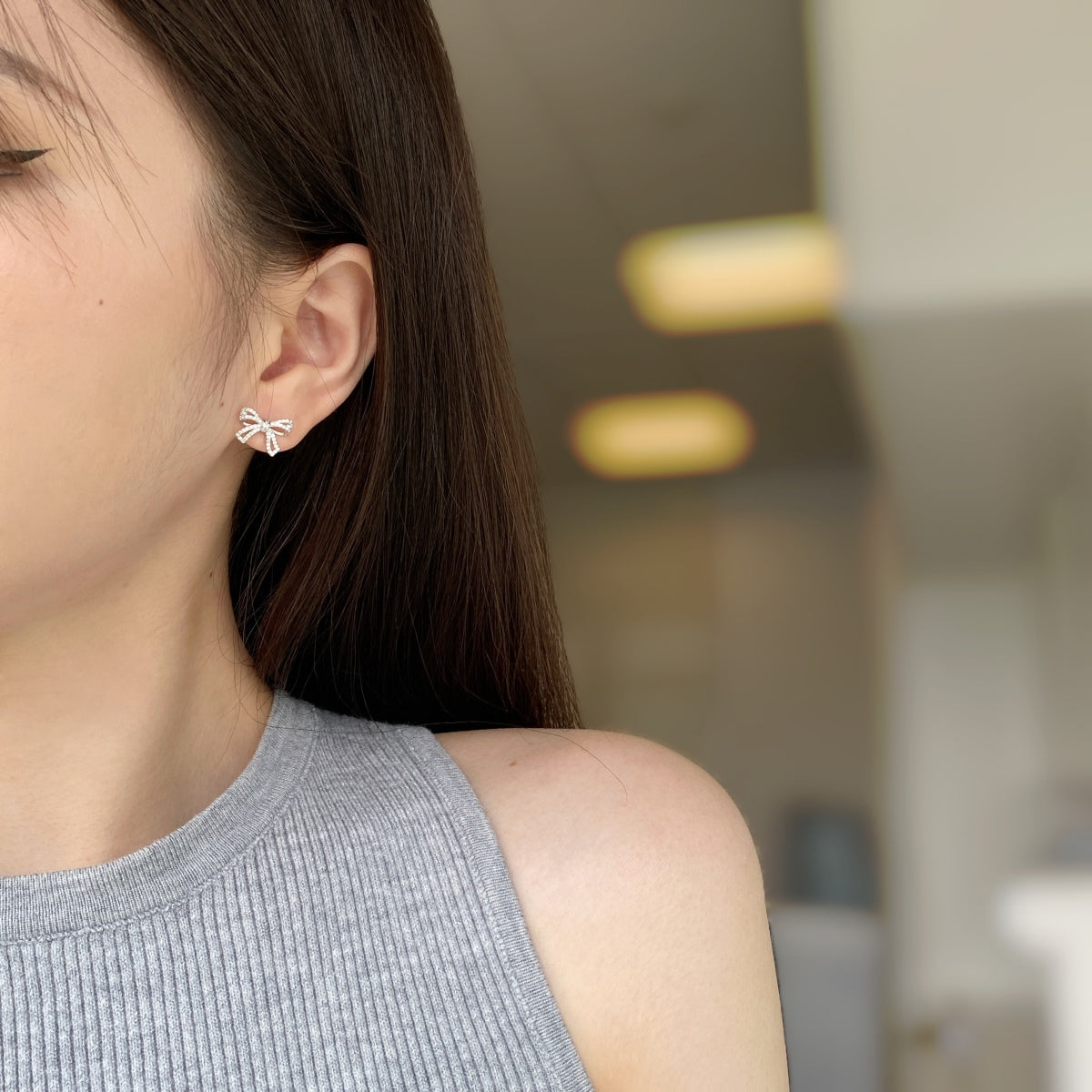 [HOT] Boucles d'oreilles délicates en forme de nœud