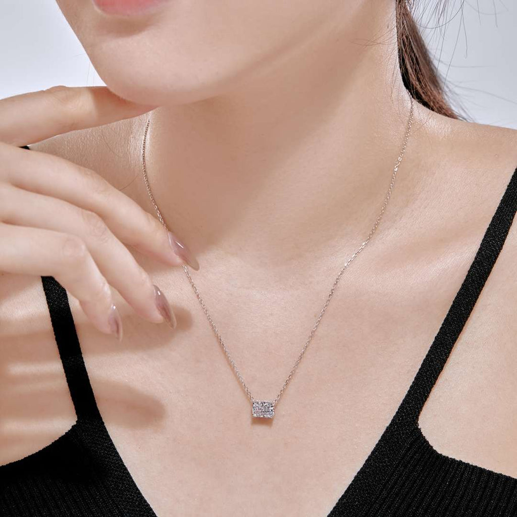 [HOT]Luxurious Square Shape Colorful Necalack