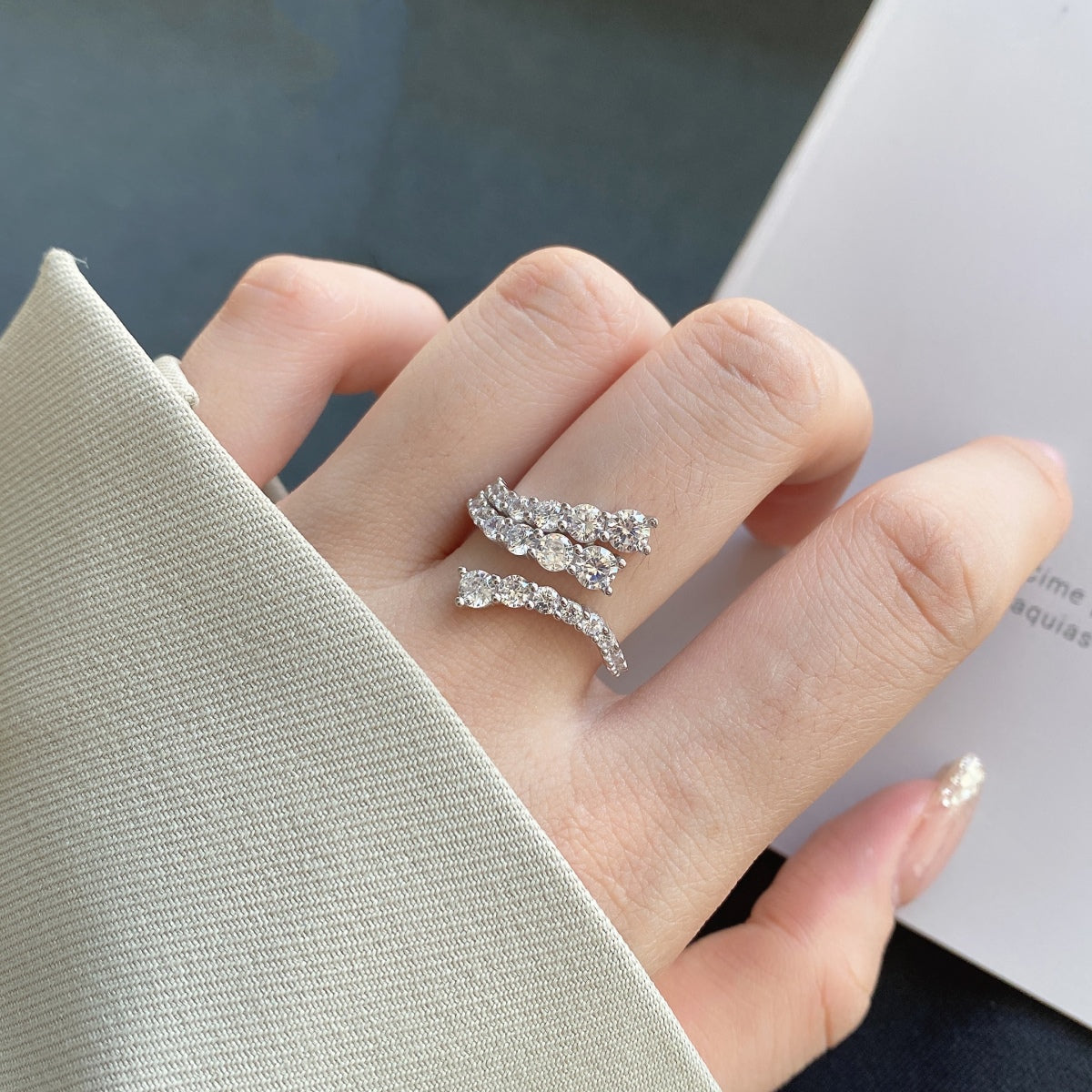 [HOT] Bague quotidienne unique en forme de serpent vif