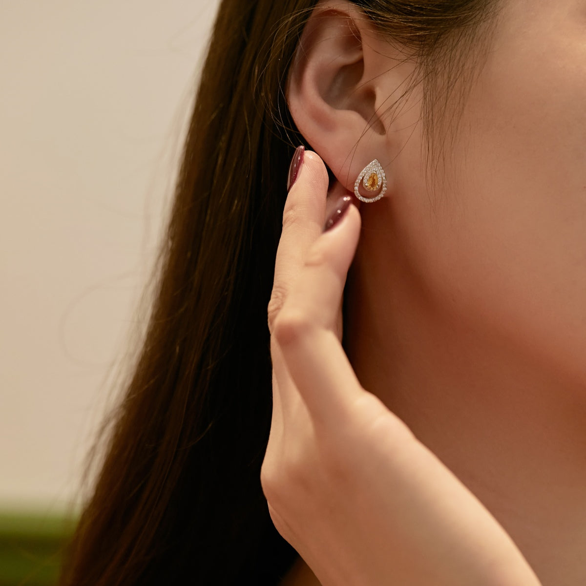 [HOT] Boucles d'oreilles scintillantes et délicates en forme de goutte d'eau