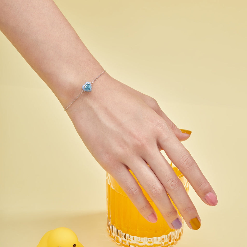 [HOT]Sparkling Romantic Heart Shape Lover Bracelet