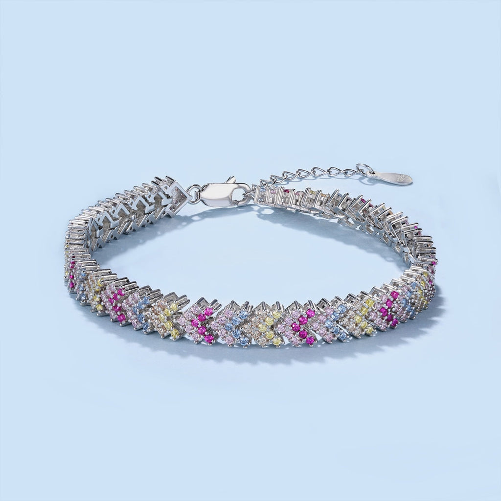[HOT]Ornate Sparkling Round Cut Party Bracelet