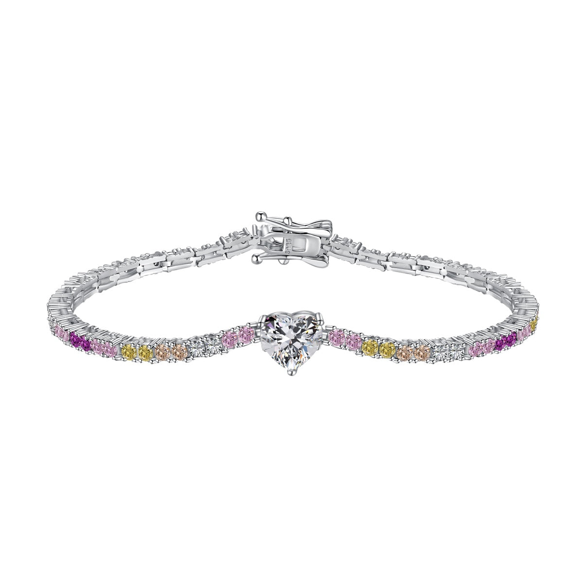 [HOT]Delicate Romantic Heart Shape Lover Bracelet