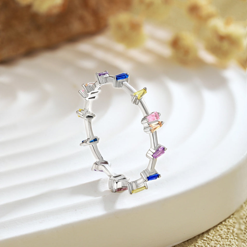 [HOT] Bague journalière unique à coupe trapézoïdale