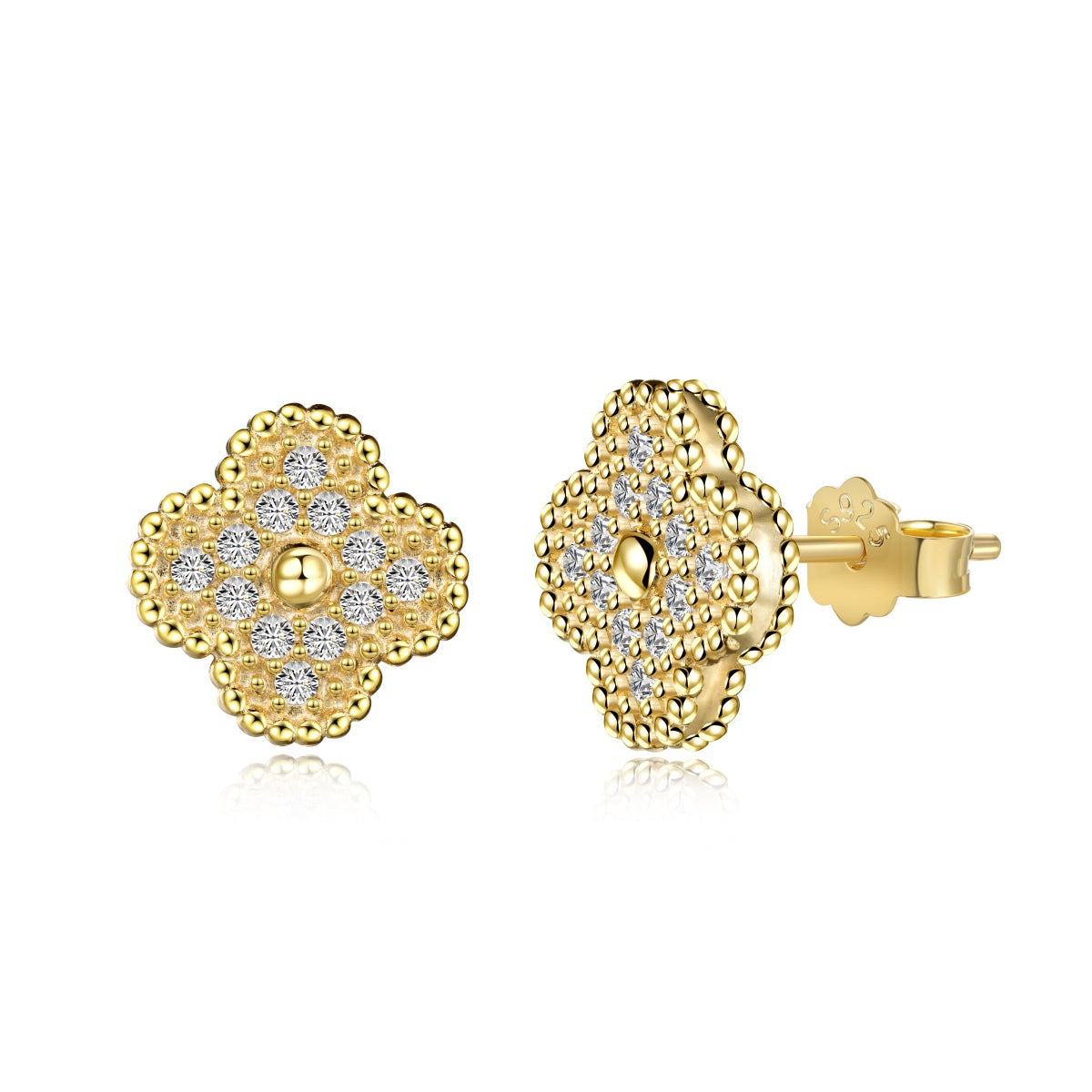 [HOT] Boucles d'oreilles tendance trèfle à quatre feuilles