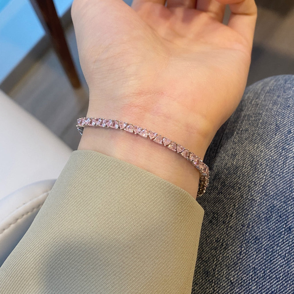 [HOT]Dazzling Romantic Heart Shape Lover Bracelet