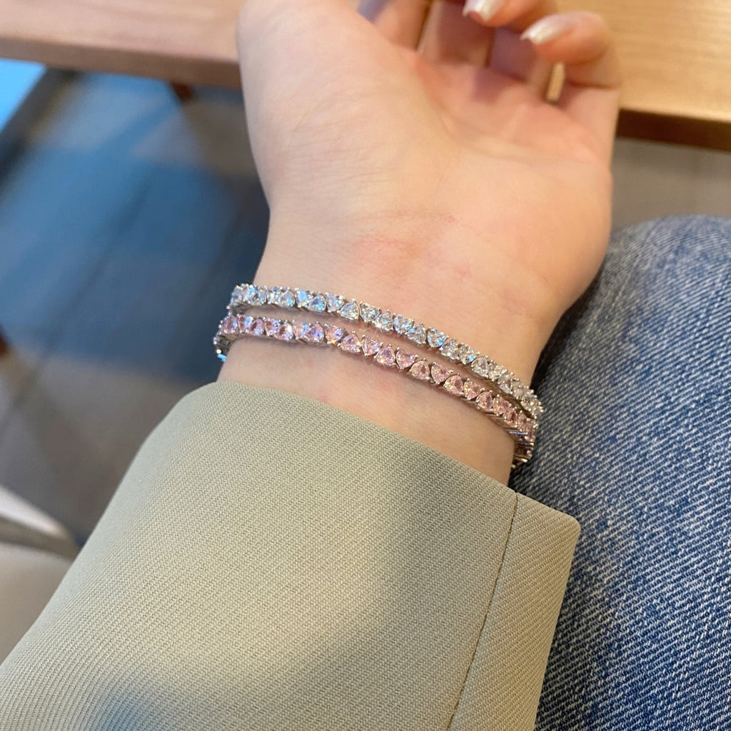 [HOT]Dazzling Romantic Heart Shape Lover Bracelet