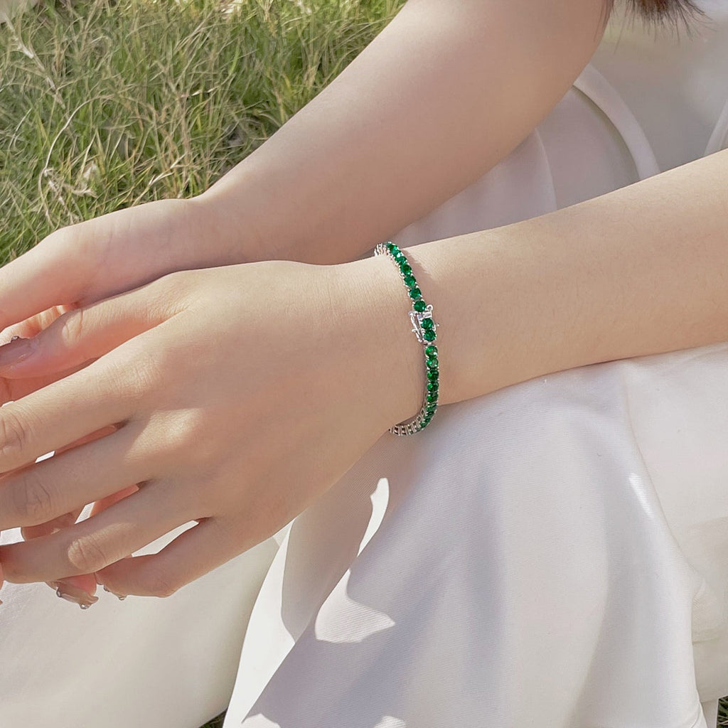 [HOT]Radiant Colorful Round Cut Party Bracelet