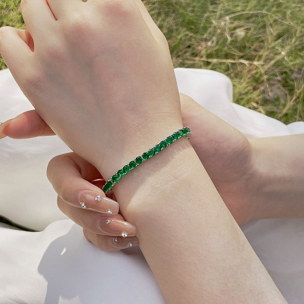 [HOT]Radiant Colorful Round Cut Party Bracelet