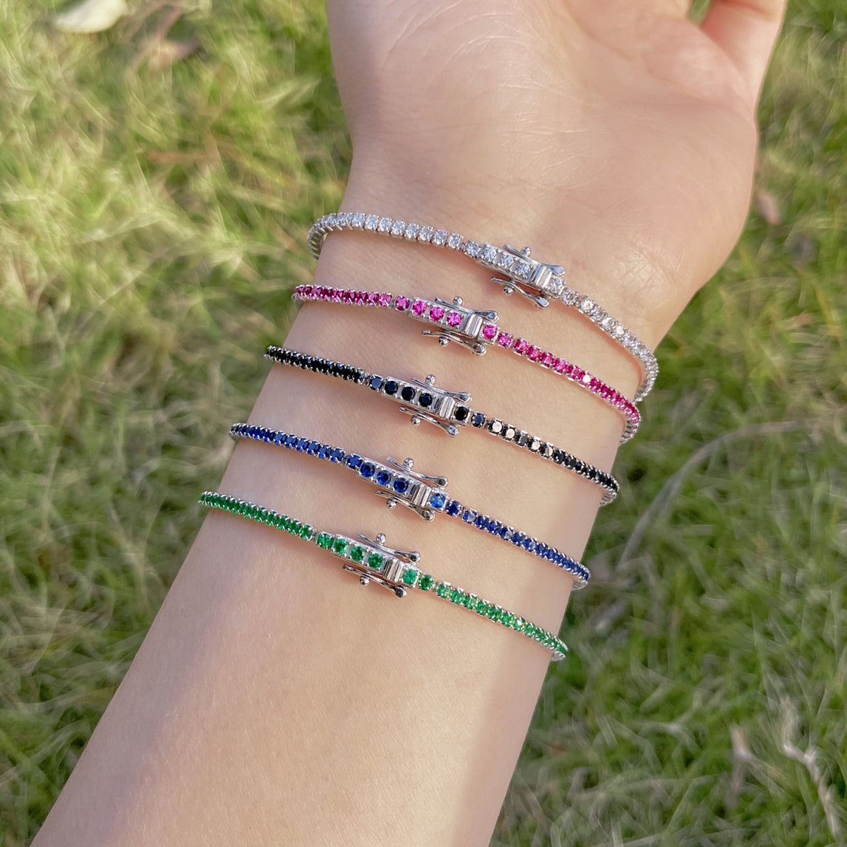 [HOT]Radiant Colorful Round Cut Party Bracelet