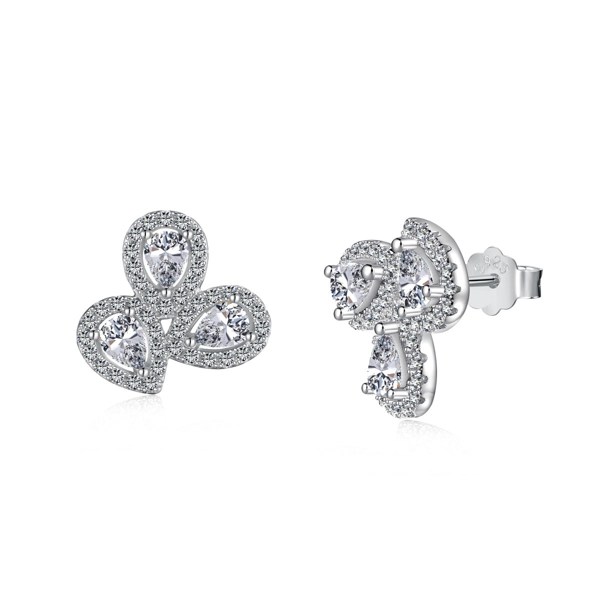 [HOT] Boucles d'oreilles ornées en forme de fleur en forme de poire