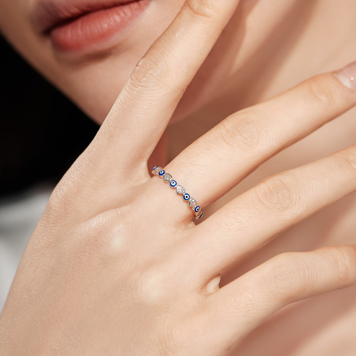 [HOT] Bague quotidienne ronde colorée et rayonnante