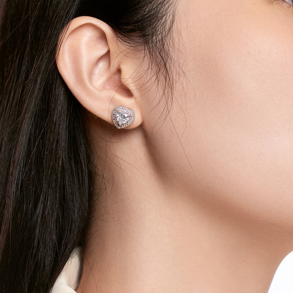 [HOT]Dazzling Heart Shape Lover Earrings