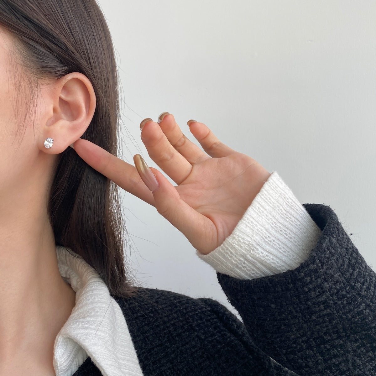 [HOT] Boucles d'oreilles ovales classiques, dignes et élégantes