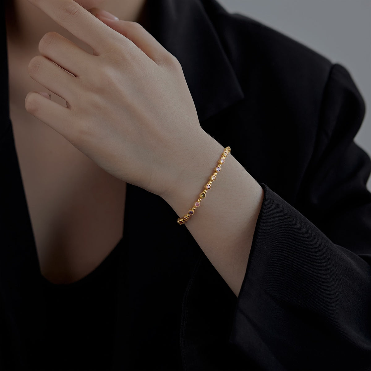 [HOT]Sparkling Exquisite Round Cut Party Bracelet
