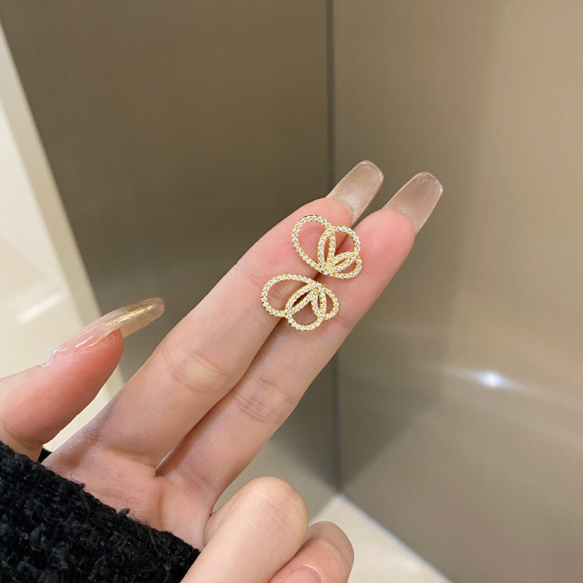 [HOT] Boucles d'oreilles exquises en forme de papillon