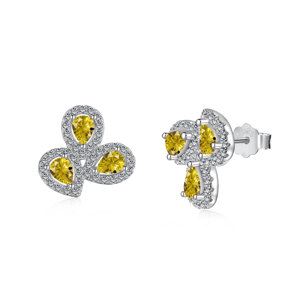 [HOT] Boucles d'oreilles ornées en forme de fleur en forme de poire