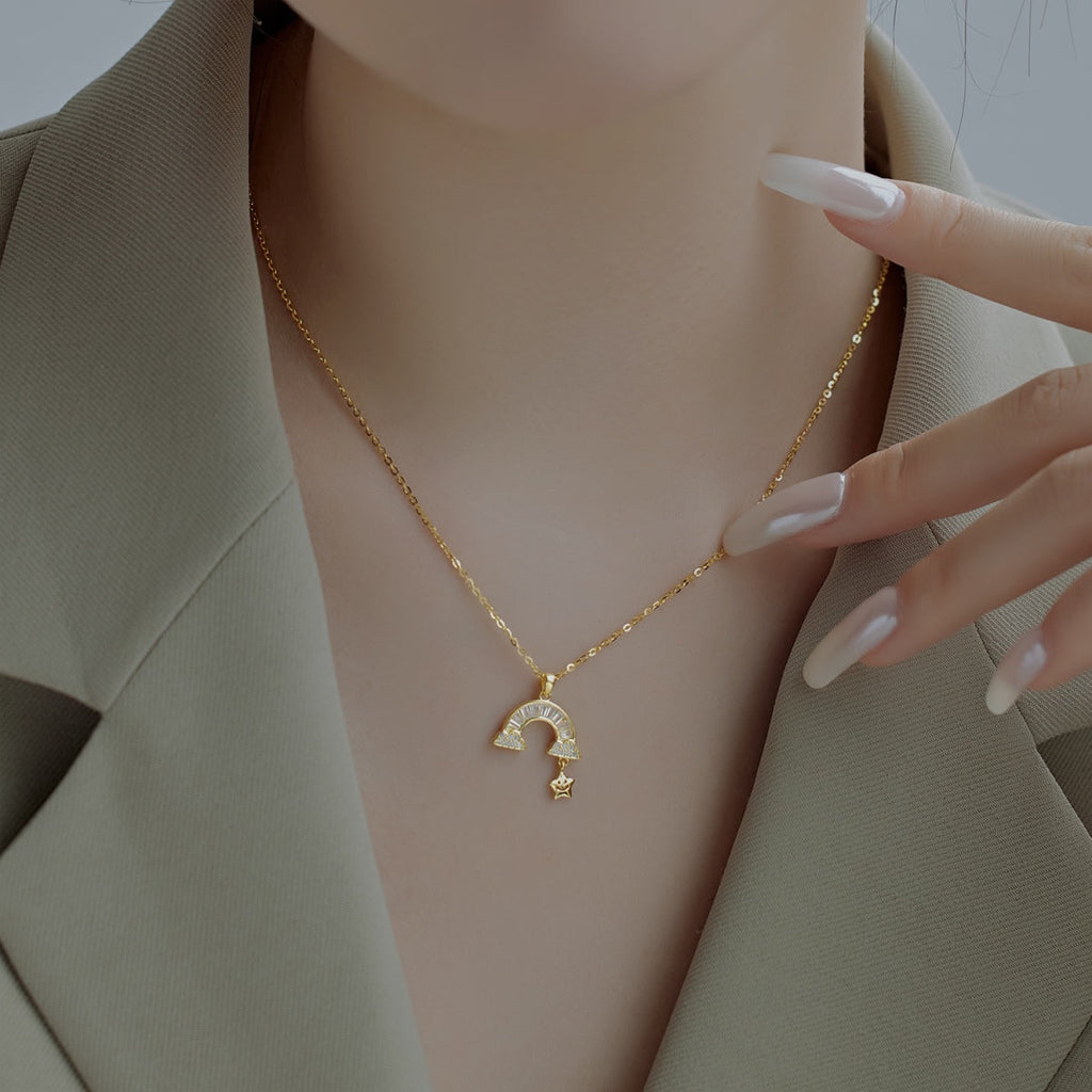 [HOT]Unique Rainbow Star Necklace
