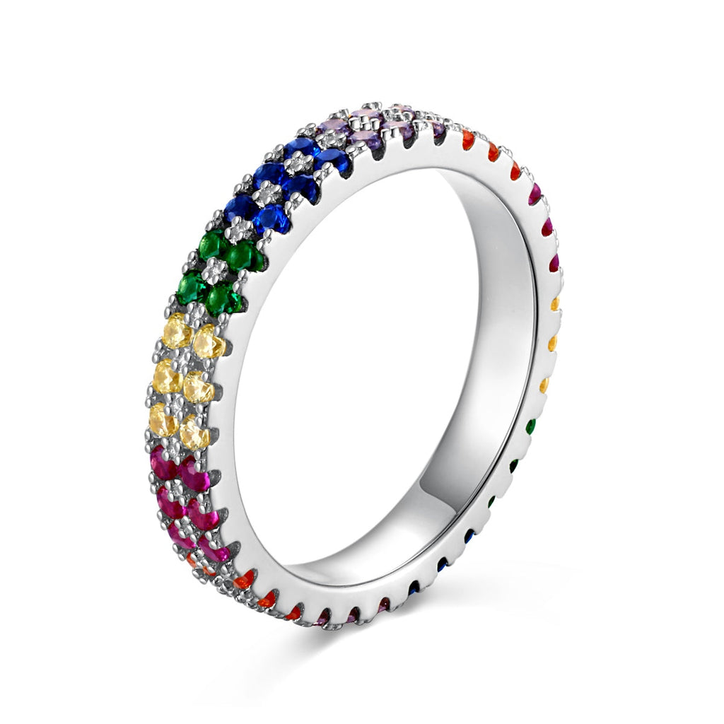 [HOT] Bague de tennis ronde colorée unique