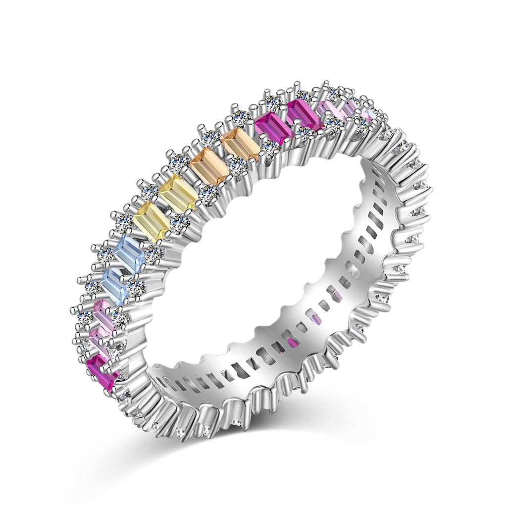 [HOT]Splashy Ornate Emerald Cut Cocktail Ring