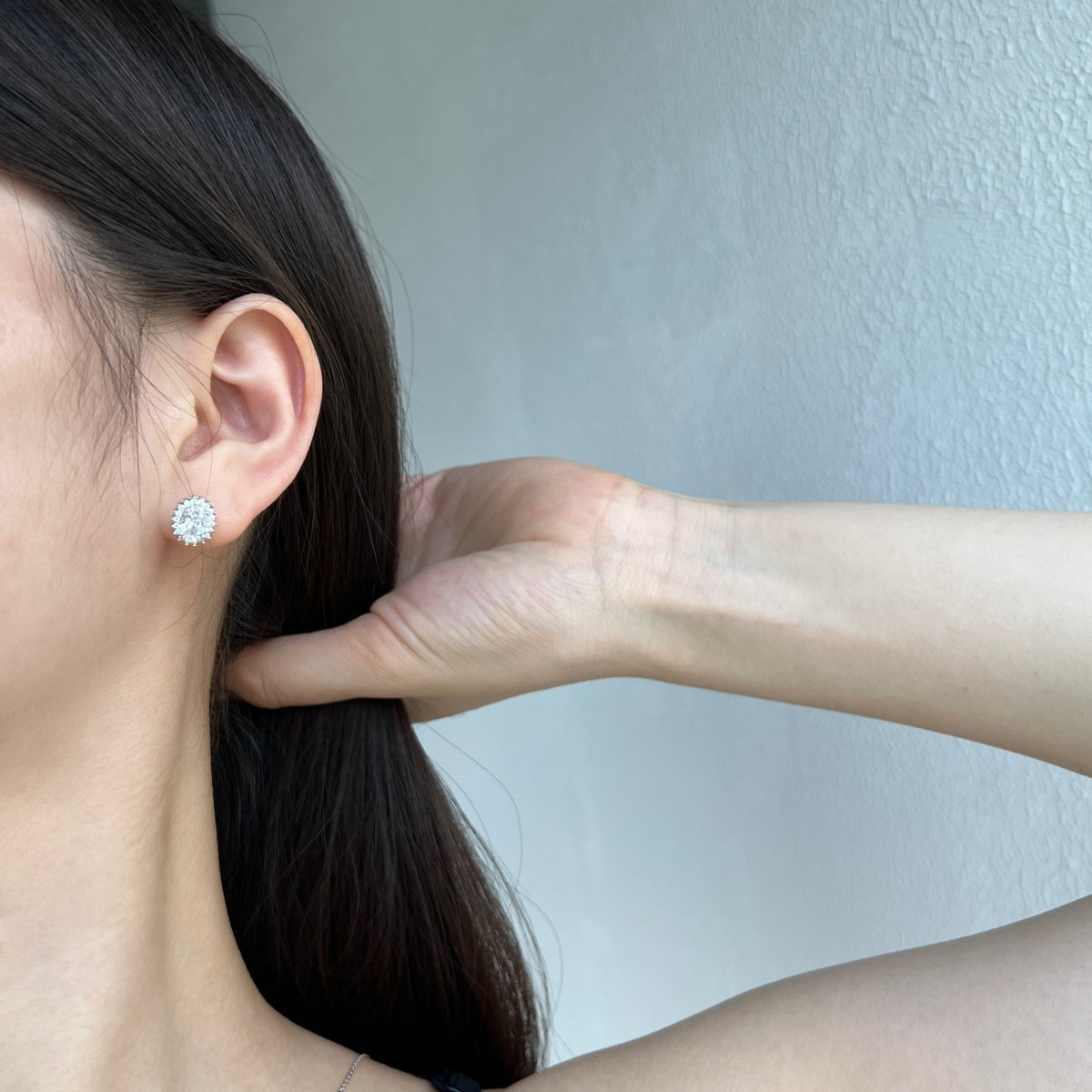 [HOT] Boucles d'oreilles quotidiennes délicates à coupe ovale radiante