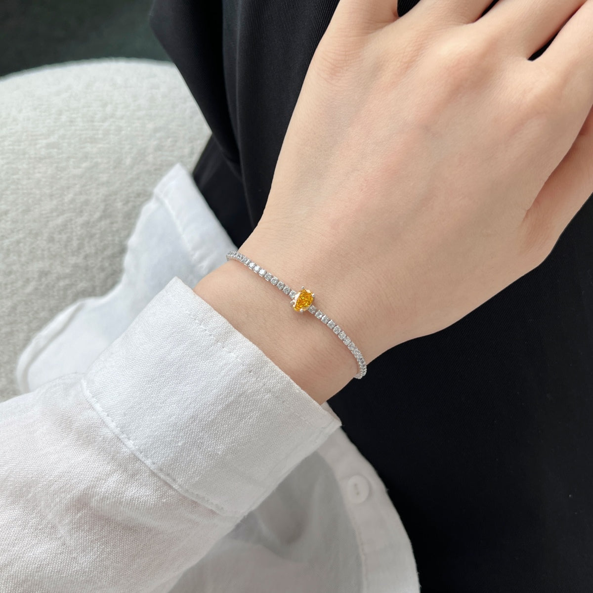 [HOT]0.75 Carat Exquisite Oval Cut Daily Bracelet