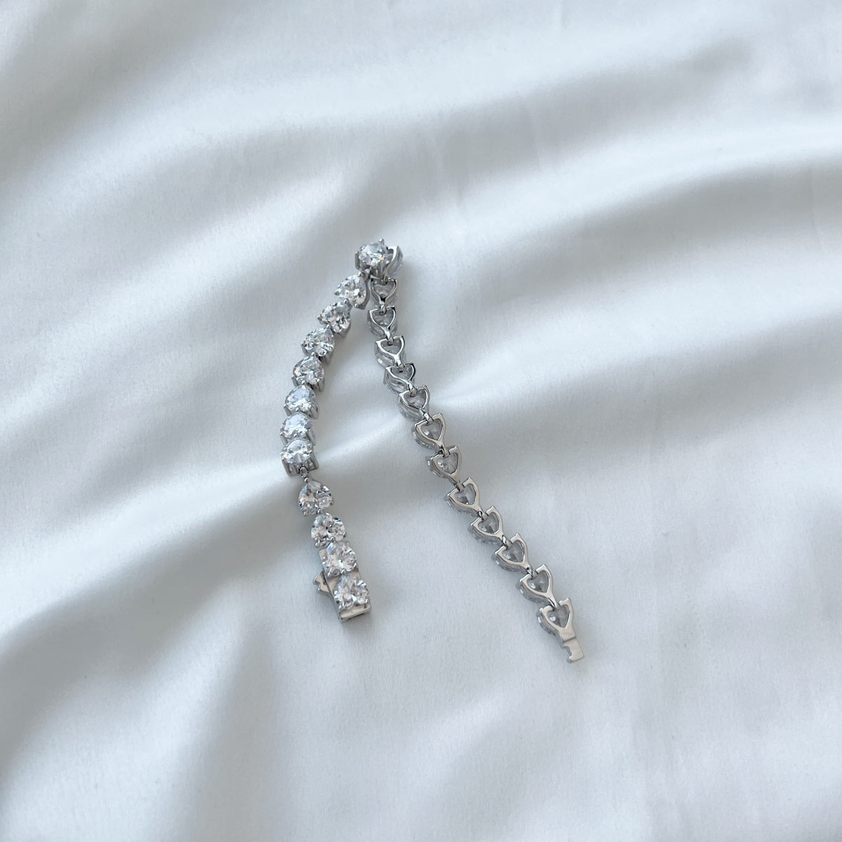 [HOT]0.75 Carat Elegant Romantic Heart Shape Lover Bracelet