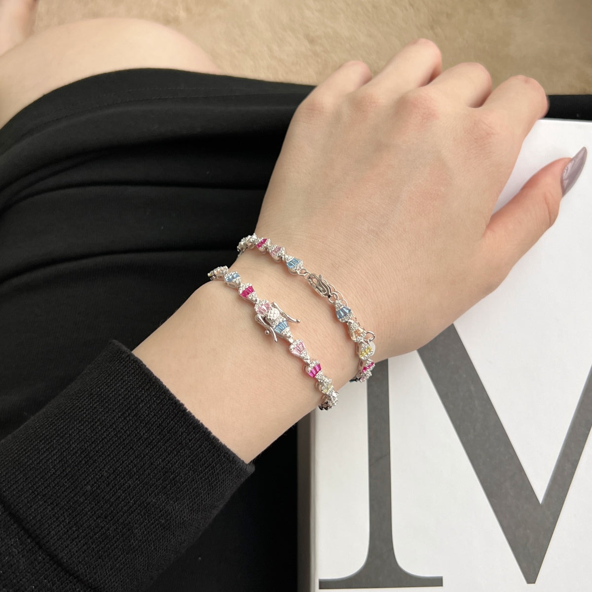 [HOT]Radiant Water Drop Shape Daily Bracelet