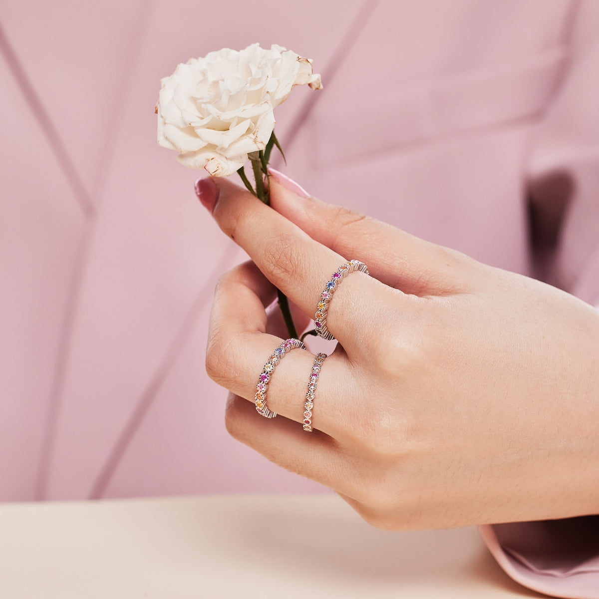 [HOT]Radiant Sparkling Round Cut Daily Ring