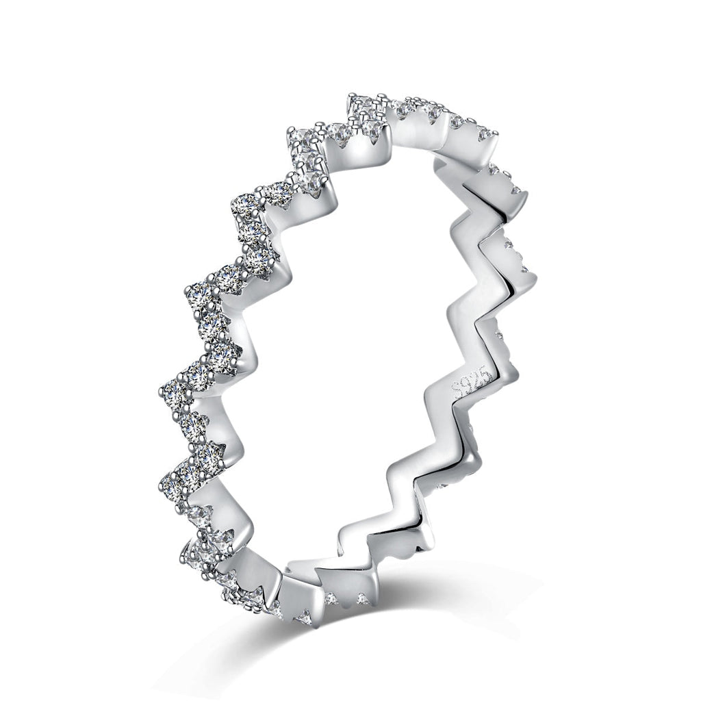 [HOT] Bague quotidienne délicate et enchanteresse en forme de vague