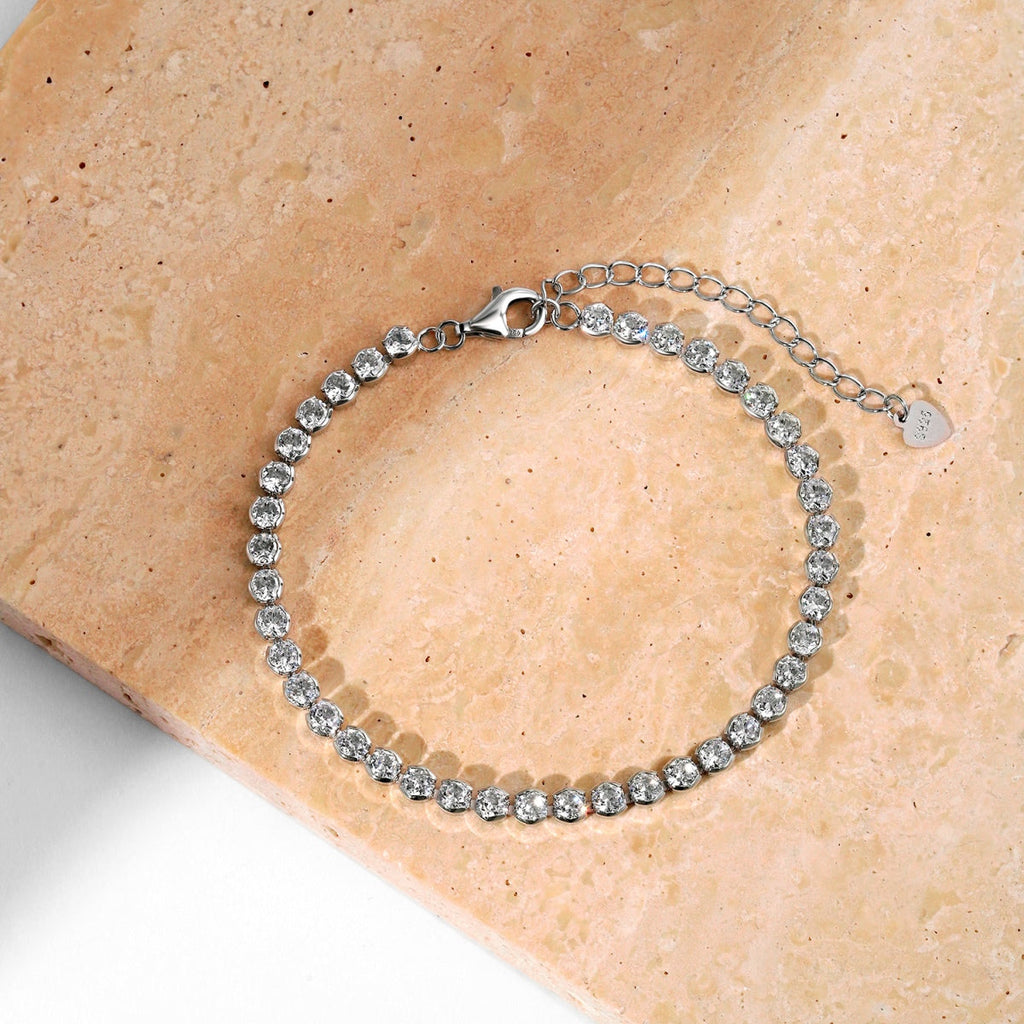 [HOT]Dazzling Sparkling Round Cut Daily Bracelet