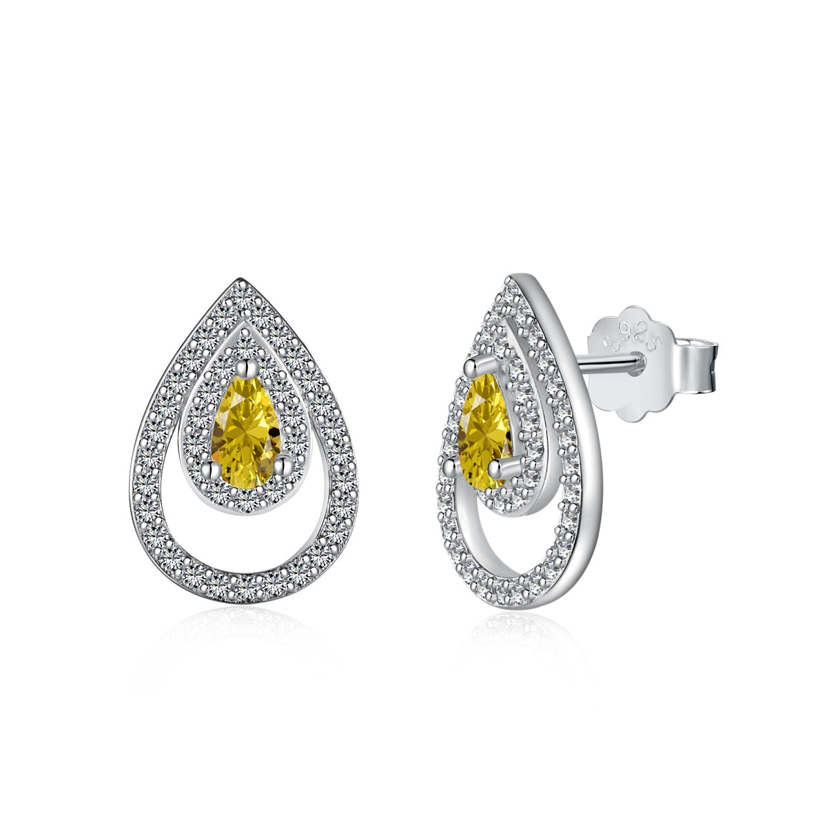 [HOT] Boucles d'oreilles scintillantes et délicates en forme de goutte d'eau