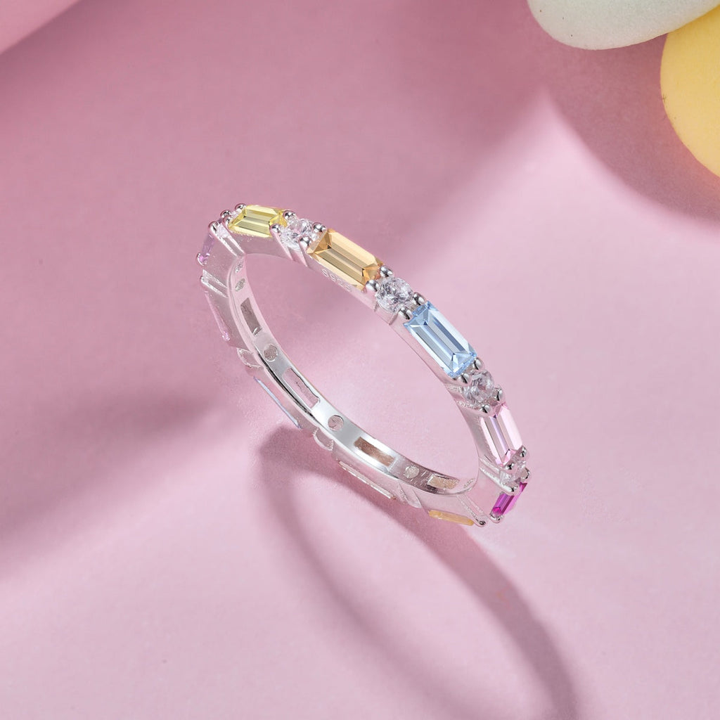 [HOT]Lively In Shades Elegant Radiant Cut Daily Ring