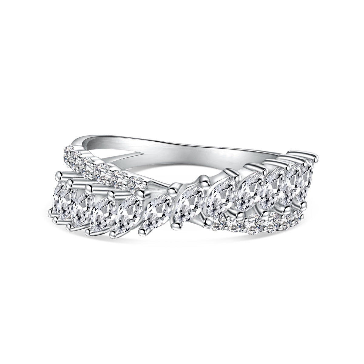 [HOT] Bague quotidienne unique et colorée taille marquise
