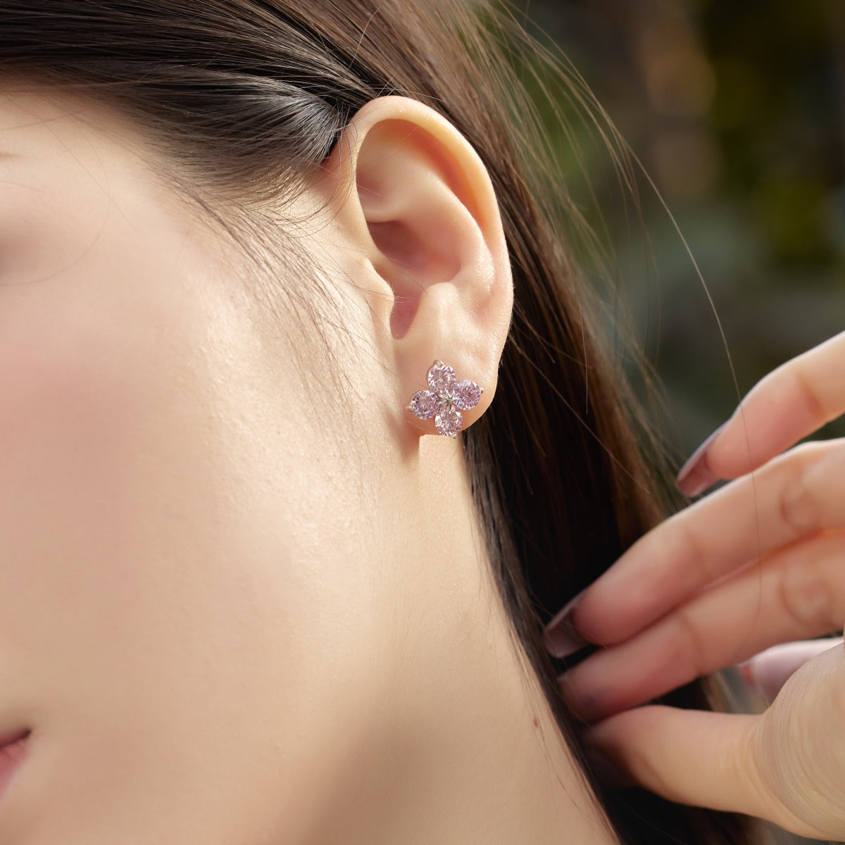 [HOT] Boucles d'oreilles trèfle à quatre feuilles et étoile à huit branches