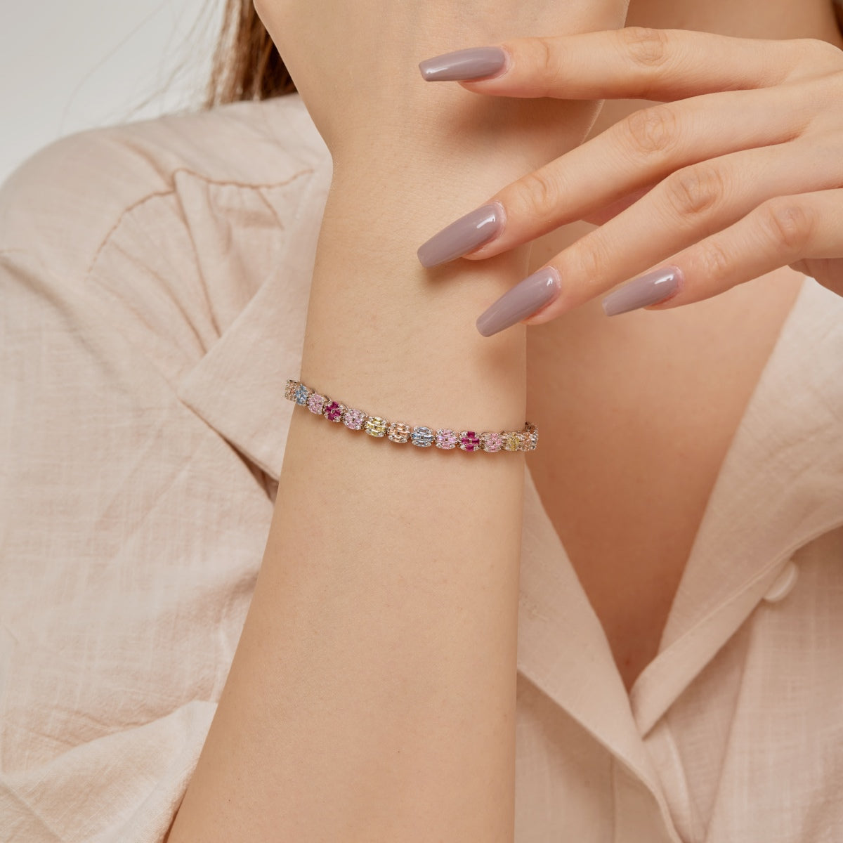 [HOT] Bracelet quotidien délicat et coloré taille émeraude