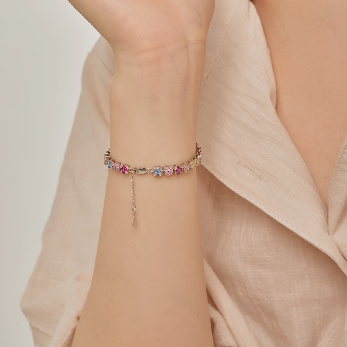 [HOT] Bracelet quotidien délicat et coloré taille émeraude