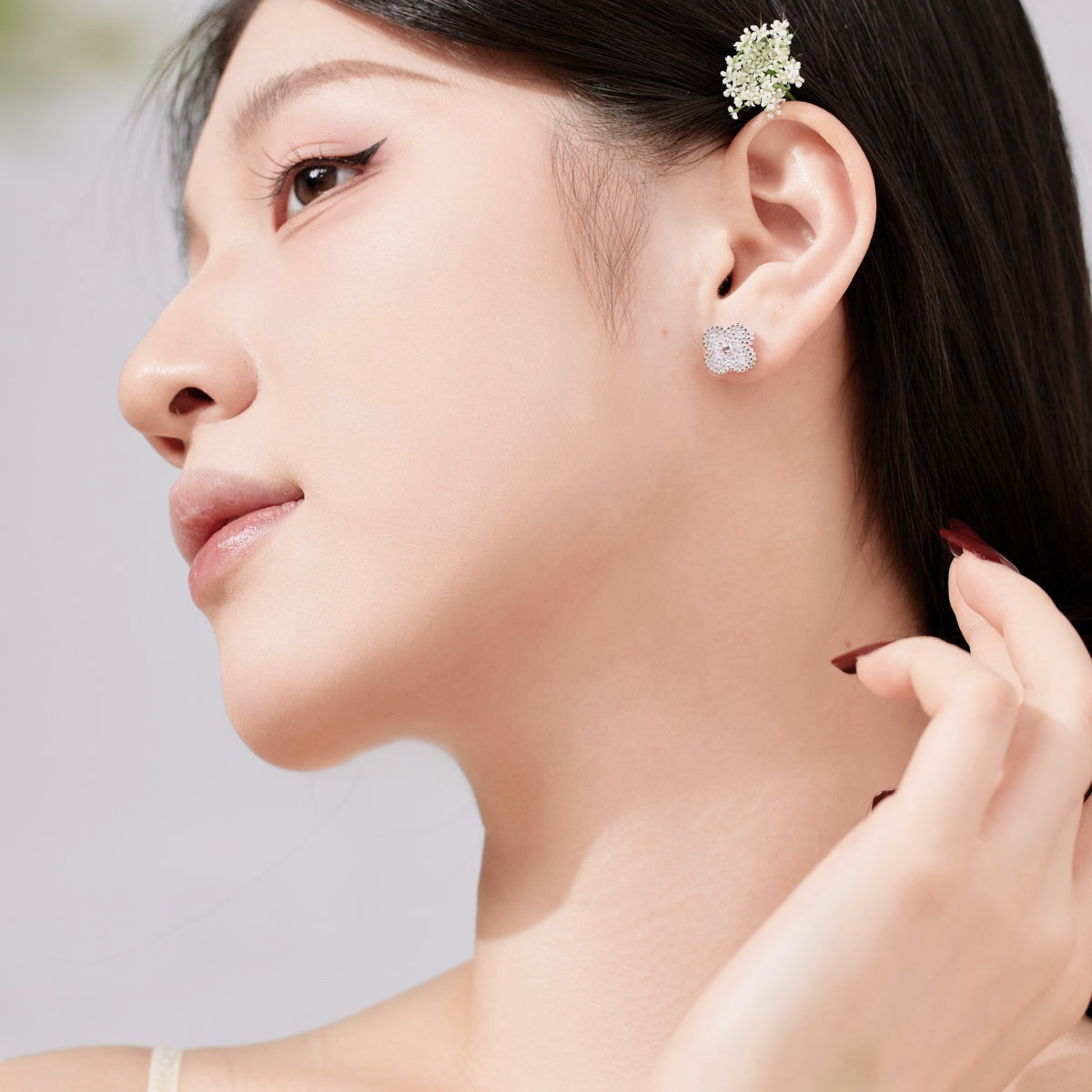 [HOT] Boucles d'oreilles tendance trèfle à quatre feuilles